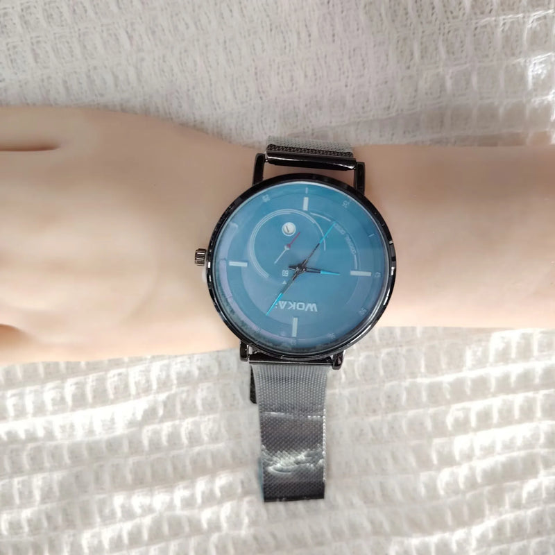 High-grade waterproof luminous new men's watch steel belt quartz watch live burst male wristwatch men watch