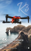 K3 E99 Pro Mini Drone 4K HD Camera WIFI FPV Dron Three-sided