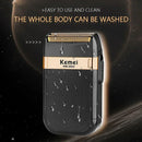 Kemei KM-2024 Professional Men's Shaving Machine USB Charging Electric Shaver Waterproof Beard Trimmer Hair Trimmer Machine