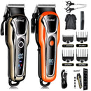 Kemei Professional Hair Clipper Electric Barber Clipper USB Rechargeable Hair Trimmer for Men  LCD Display Haircut Set KM-PG1990