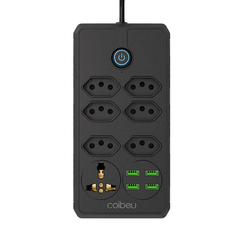 5 meters electric extension, electric extension, Brazil line filter, USB socket, power strip, extension socket, long USB socket