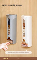 Kitchen Plastic Bag Holder Organizer Wall Hanging Garbage Bag Storage Box Bathroom Trash Bag Bucket Dispenser Kitchen Accessory