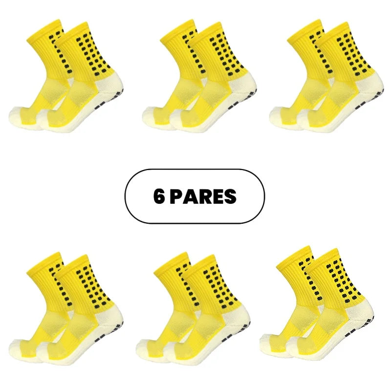 Free Shipping Kit 6 Football Socks High Quality Non-slip Cotton Sports Socks Send Immediately