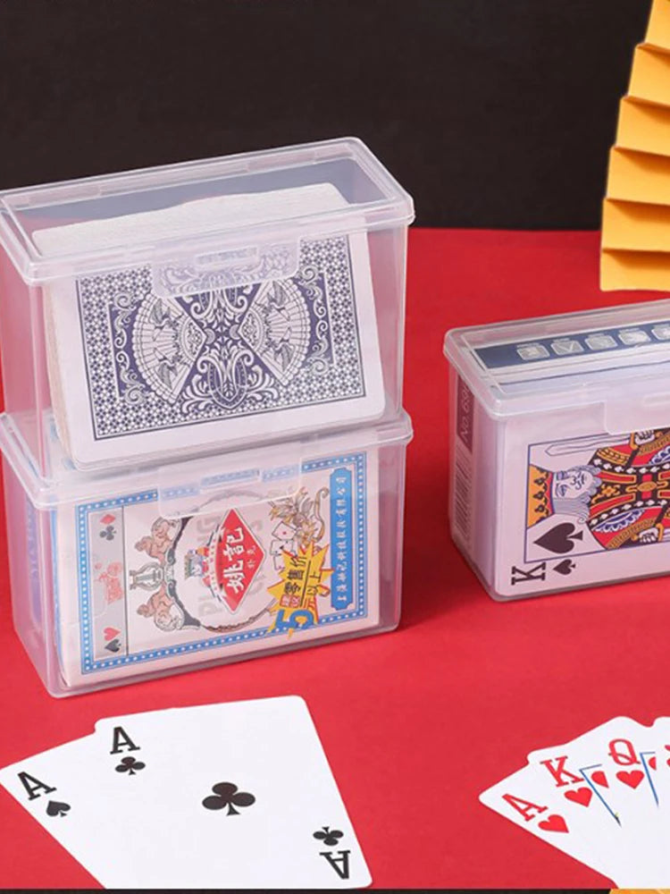Playing Card Transparent Plastic Storage Box Ultraman Game Card ID Card Card Card Card Business Card Storage