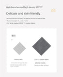 Pure Cotton Summer Cooling Duvet Four-Piece Set Lace Soybean Fiber Airable Cover