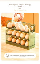 Egg Storage Box Automatic Turning Preservation Box For Fridge Side Door Kitchen Special Egg Holder Support Wholesale
