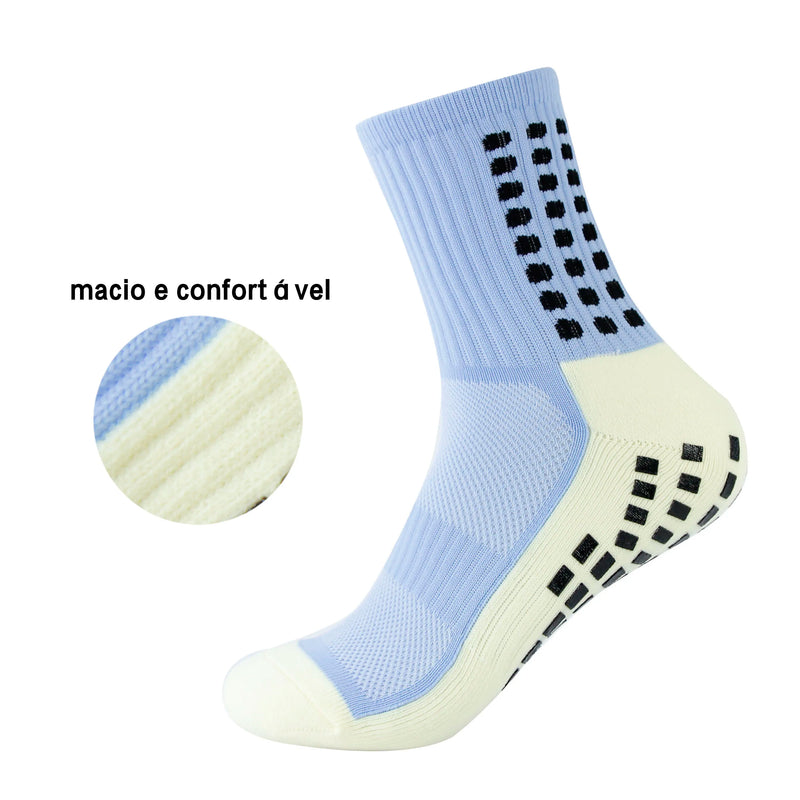 Free Shipping Kit 6 Football Socks High Quality Non-slip Cotton Sports Socks Send Immediately