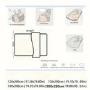 Light luxury Solid Color Multifunctional Rabbit Velvet Blanket Winter Thick Warm Flannel Used For Bedroom Living Room Blanket