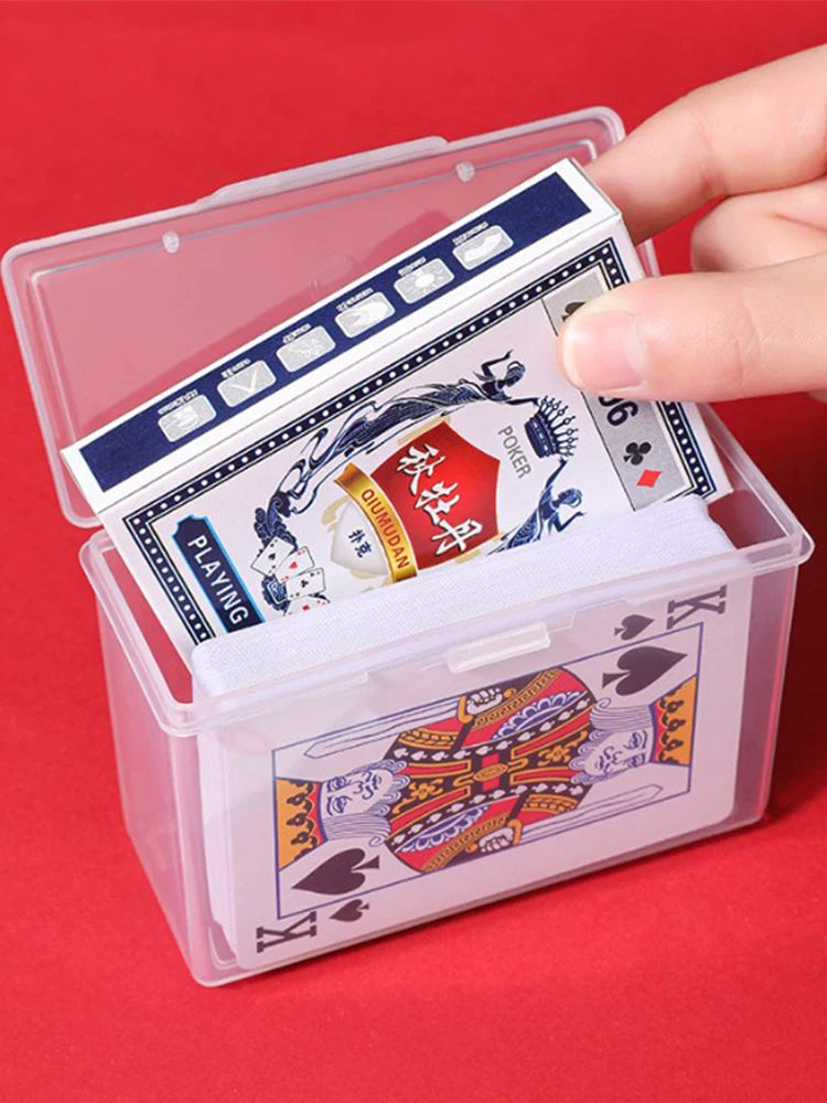 Playing Card Transparent Plastic Storage Box Ultraman Game Card ID Card Card Card Card Business Card Storage