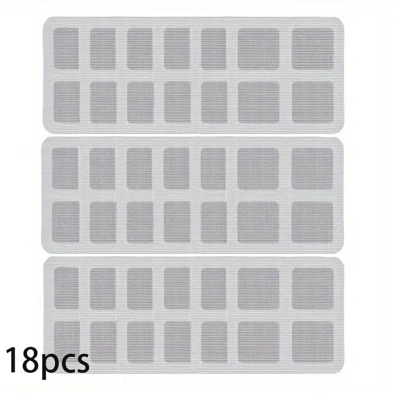 6-18pcs Toilet bathroom  kitchen floor drain filter screen anti clogging sewer grid sewer insect proof hair filter screen
