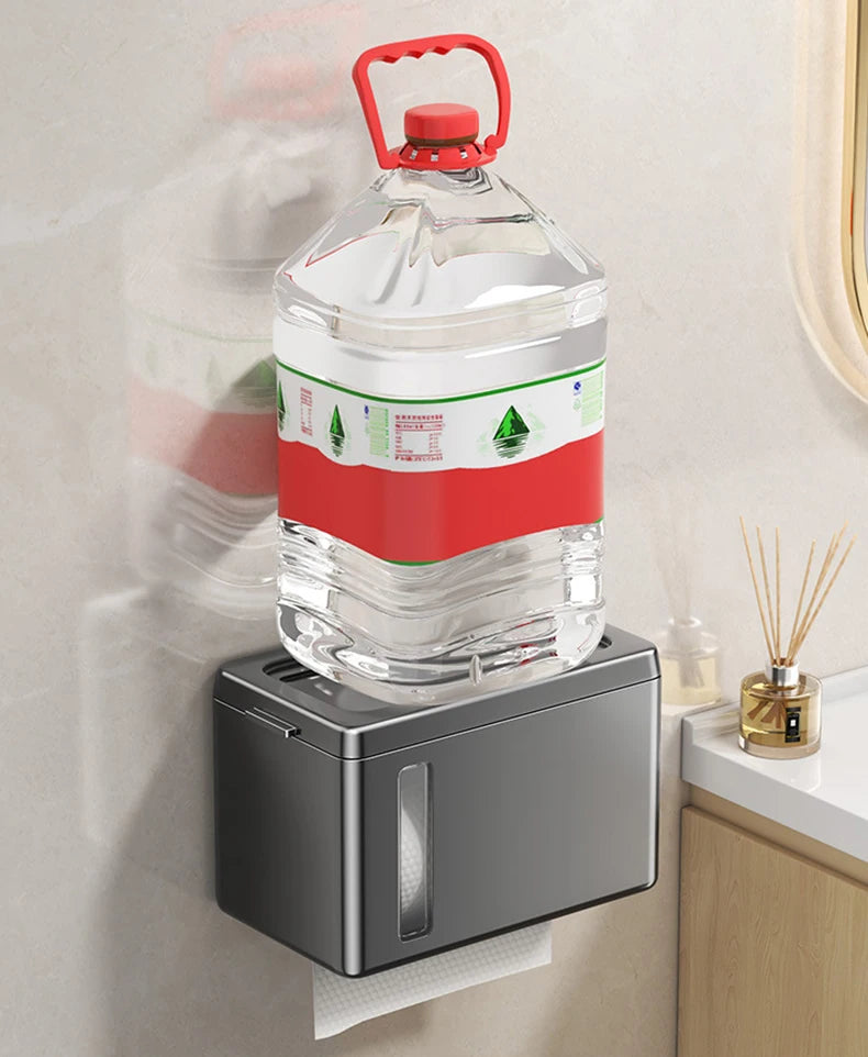 Bathroom Accessories Paper Towel Dispenser Wall Tissue Dispenser Paper Towel Holder Punch Free Towel Dispenser for Toilet